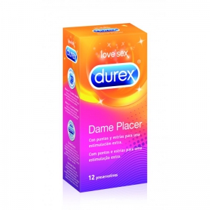 DUREX PRESERVATIVOS DAME PLACER 12P 12C